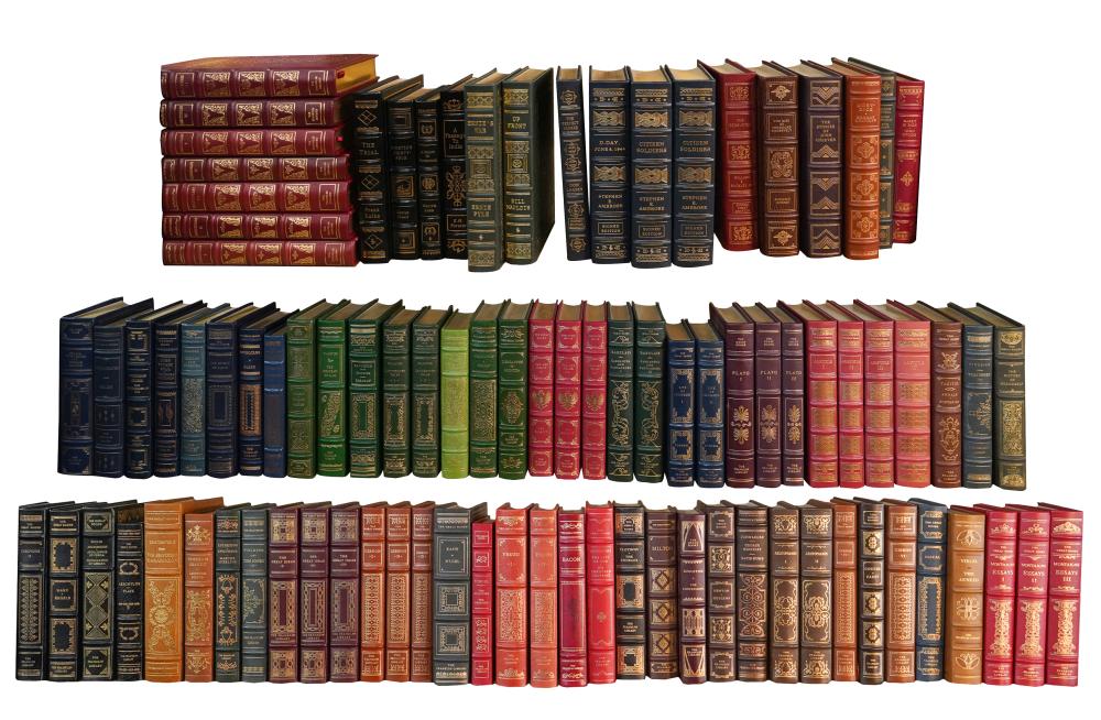 Appraisal: GROUP OF LEATHERBOUND BOOKSincluding volumes from The Great Books series