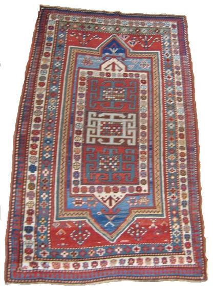 Appraisal: Kazak double niche prayer rug southwest caucasus circa late th