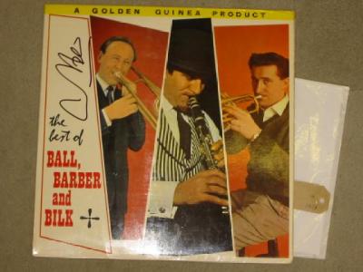 Appraisal: An LP record Ball Barber Bilk autographed by Chris Barber