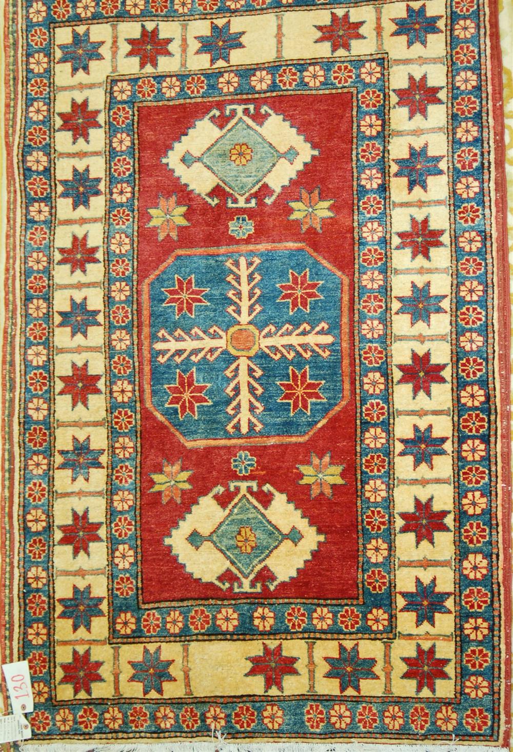 Appraisal: PERSIAN TRIBAL WOOL ORIENTAL RUG all wool pile on a