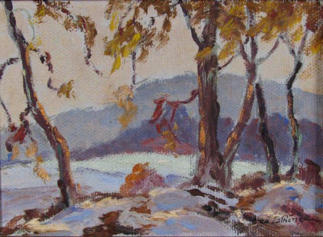 Appraisal: Georges LaChance IN - x oil on board signed lower