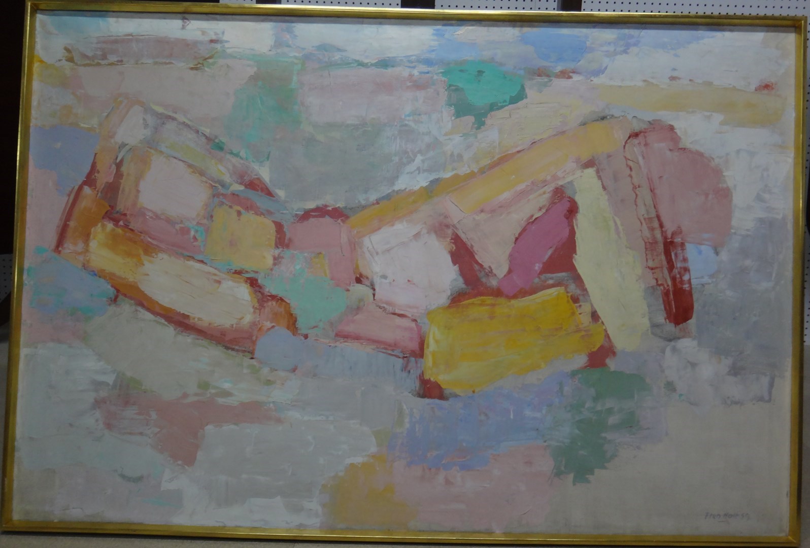 Appraisal: Friso Ten Holt - Figure oil on canvas signed and