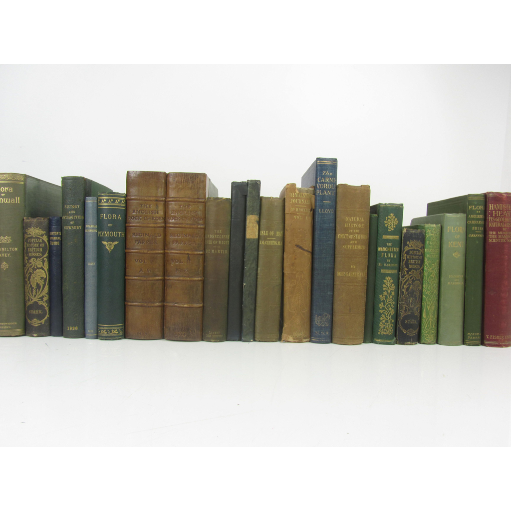 Appraisal: Botany and Natural History a collection of c volumes including