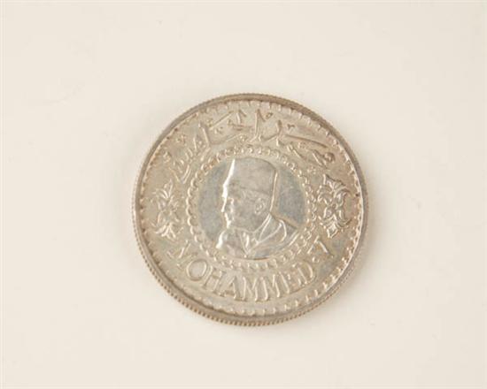 Appraisal: Five Hundred Francs Morocco silver