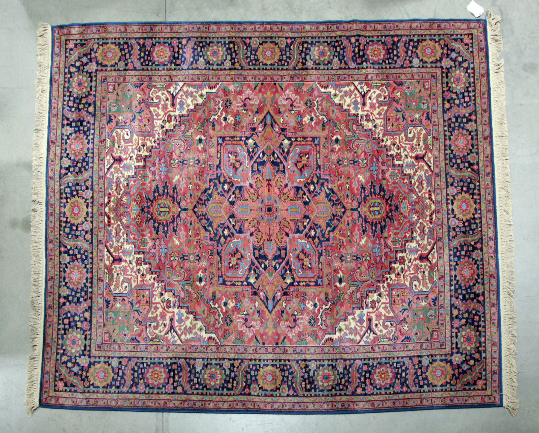 Appraisal: MACHINE MADE ROOMSIZE RUG American nd half- th century Blue