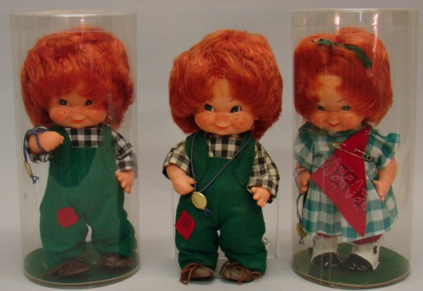 Appraisal: Lot of vinyl Goebel Charlotte Byj dolls MINT boy and