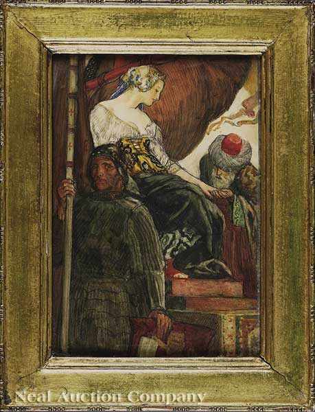 Appraisal: Robert Anning Bell R A English - Queen Catherine of