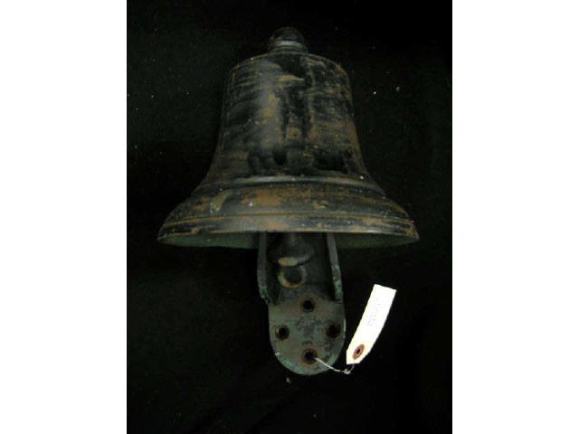 Appraisal: Cast Iron Ships Style Bell wall mount