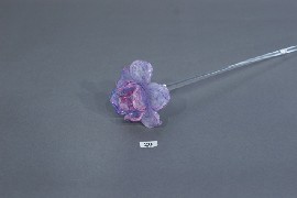 Appraisal: A handblown single flower probably Murano