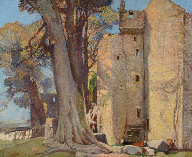 Appraisal: Samuel John Lamorna Birch British - Still Noon Pitsligo Castle