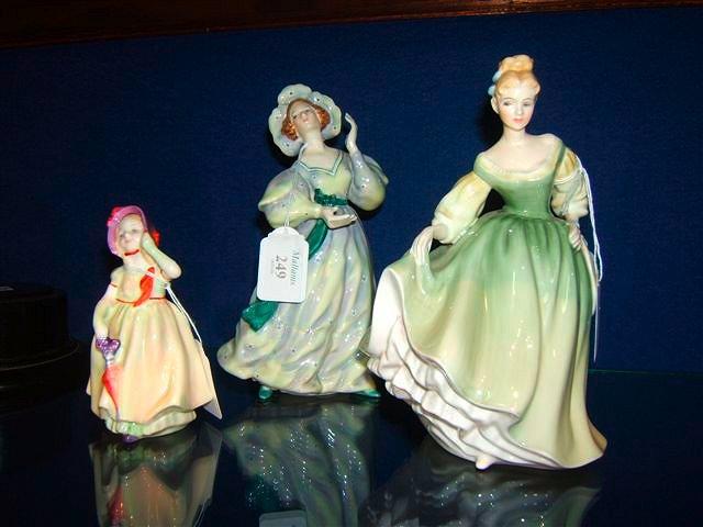 Appraisal: A Royal Doulton figure 'Grand Manor' HN and two further