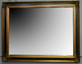 Appraisal: An Italianate ebonised and gilt framed wall mirror cm high