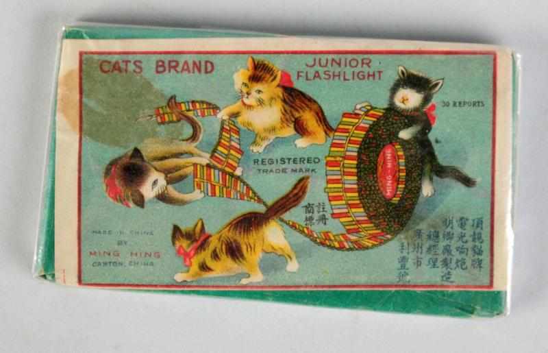 Appraisal: Cats Brand -Pack Firecrackers Class Manufactured by Ming Hing Condition