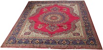 Appraisal: A ca 's Antique Tabriz Rug An antique Tabriz rug