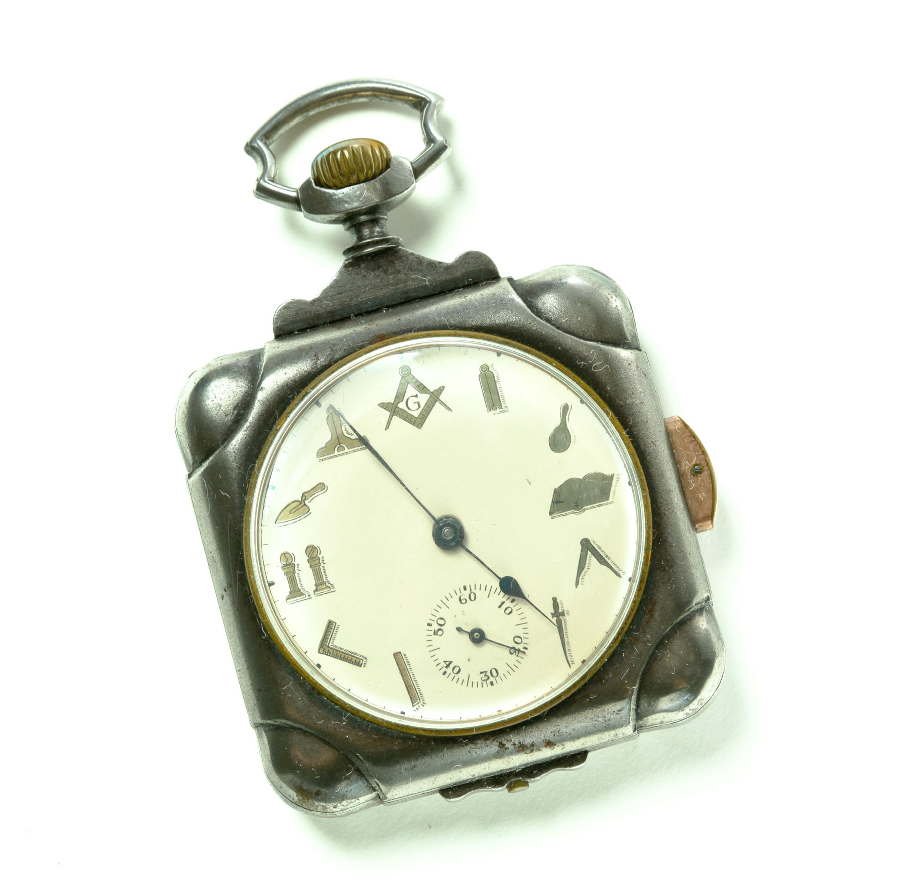 Appraisal: SWISS REPEATER POCKET WATCH Swiss th Century Ivory enamel dial