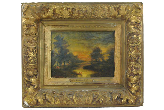 Appraisal: RALPH ALBERT BLAKELOCK N A OIL ON HARDWOOD New York