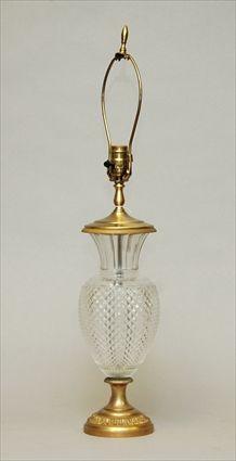 Appraisal: Glass Lamp