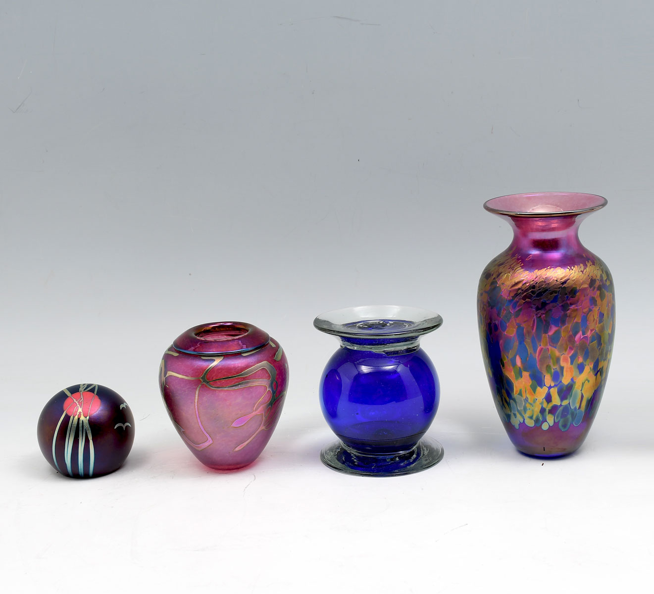 Appraisal: PIECE ART GLASS INCLUDING ROBERT HELD STEUBEN Comprising - Robert