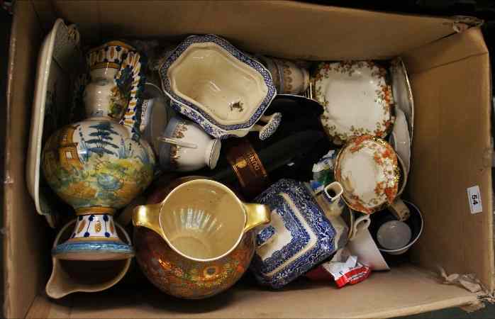 Appraisal: A collection of Vases Blue and Whiteware Tureens etc