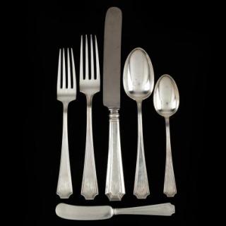 Appraisal: Durgin Fairfax Sterling Silver Flatware Service pieces including dinner knives