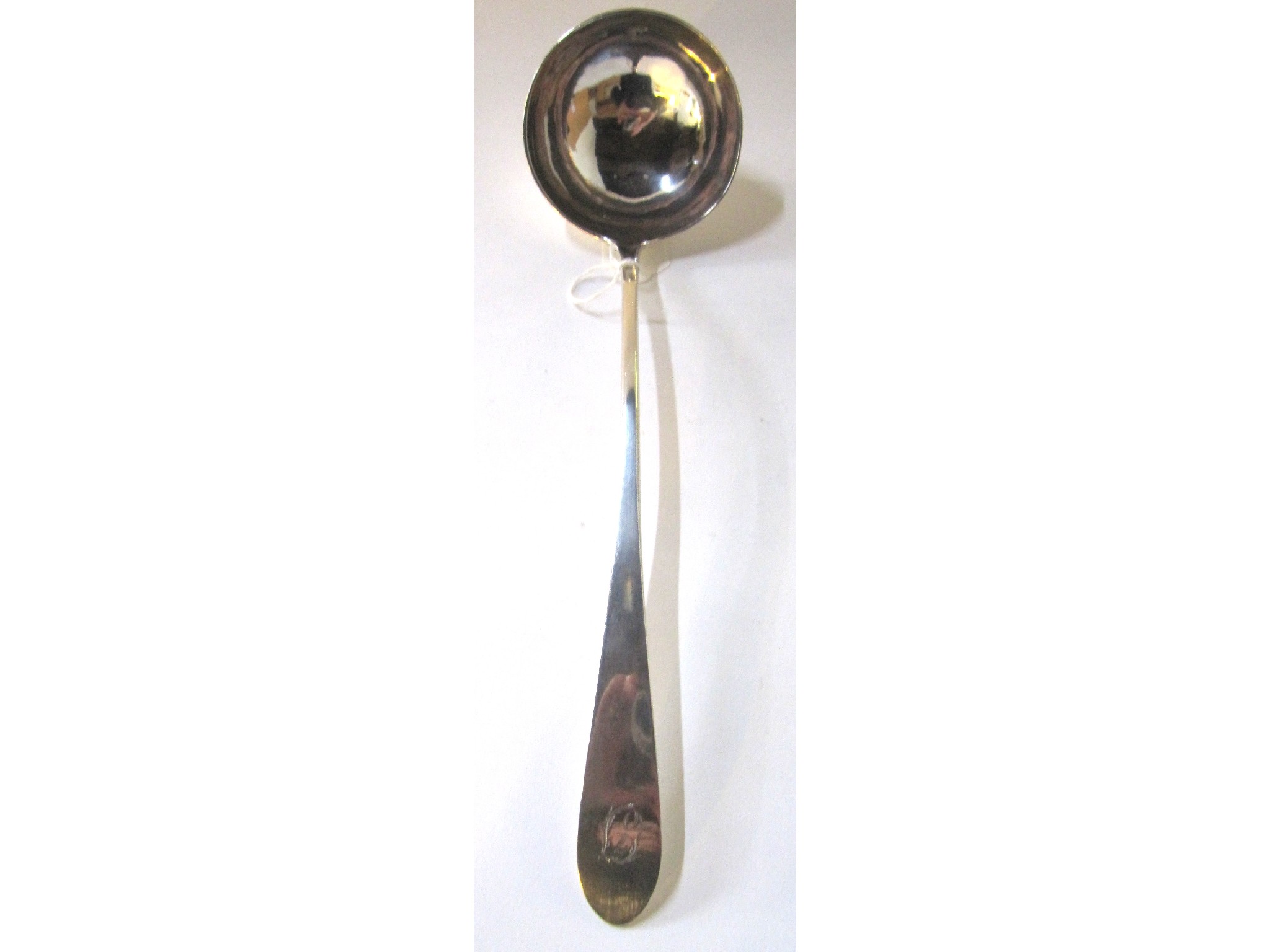 Appraisal: A silver soup ladle Edinburgh