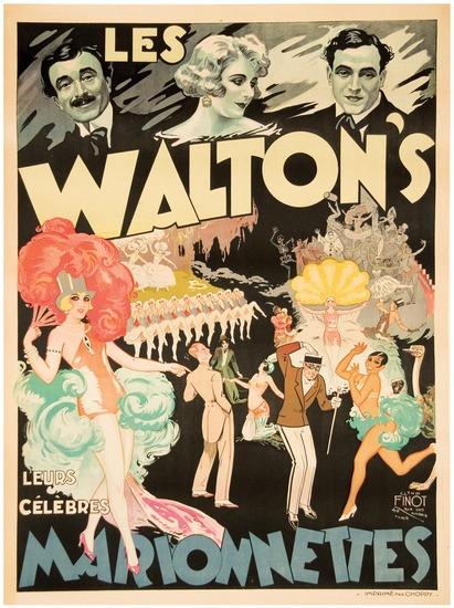 Appraisal: ANONYMOUSLES WALTON'S lithograph in colors c condition A- printed by