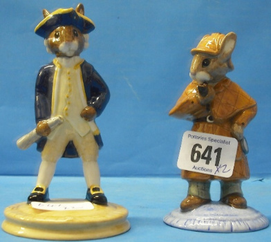 Appraisal: Royal Doulton Bunnykins Figure Captain Cook DB and Detective DB