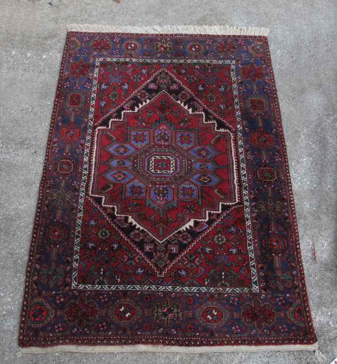 Appraisal: IRANIAN HAND KNOTTED WOOL RUG ' '' x ' ''