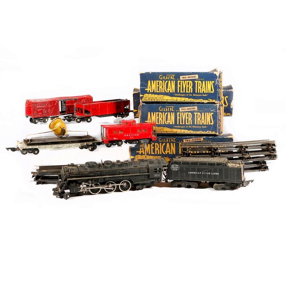 Appraisal: AF S Boxed Set with Hudson Steam Locomotive AF S