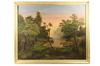 Appraisal: OOC - Hudson River Naive Fantasy Sunset Scene unsigned ca