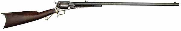 Appraisal: Remington Revolving Cartridge Conversion Rifle rimfire cal octagonal barrel S