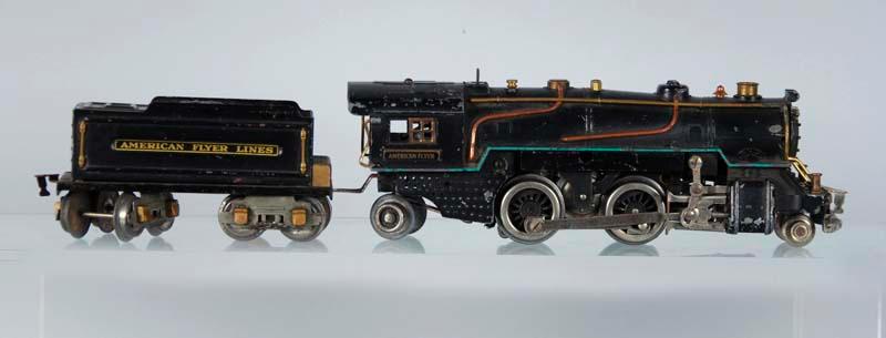 Appraisal: American Flyer O-Gauge Engine Tender Description Moderate overall wear and