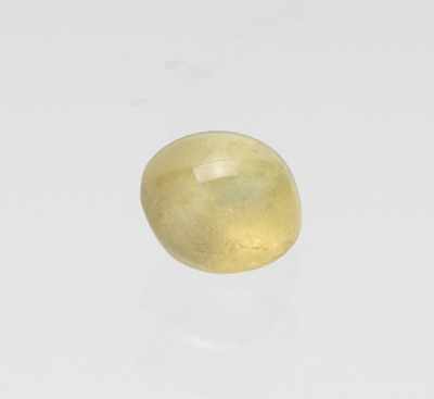 Appraisal: An Unmounted Cat's Eye Chrysoberyl UGL Report Round cabochon cut