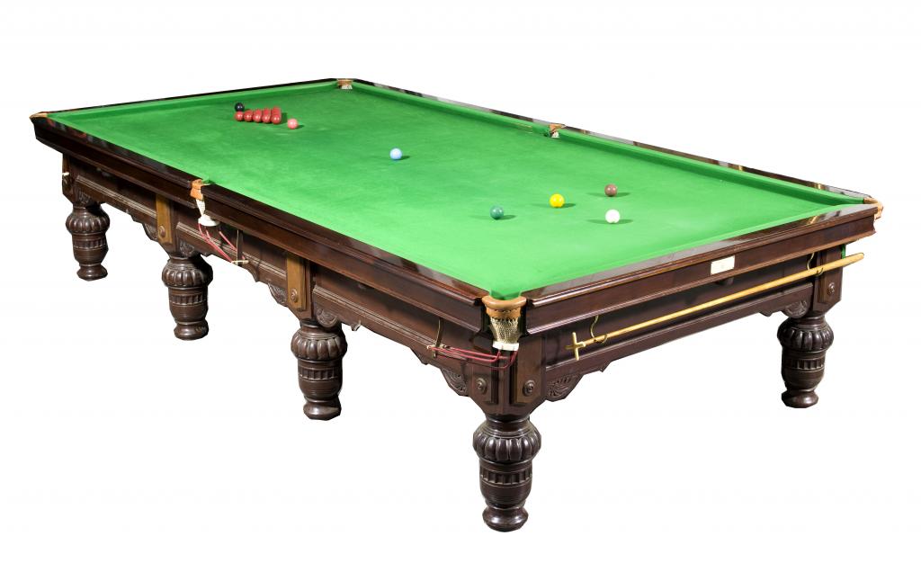 Appraisal: A VICTORIAN MAHOGANY FULL-SIZED BILLIARD TABLE BY ORME SONS on