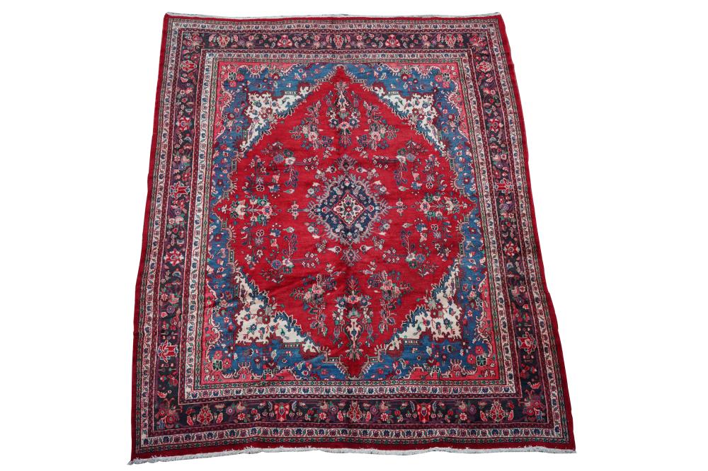 Appraisal: INDO-PERSIAN CARPETred field ' x ' Condition