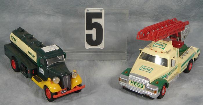 Appraisal: unboxed Hess trucks Truck and a both in good condition