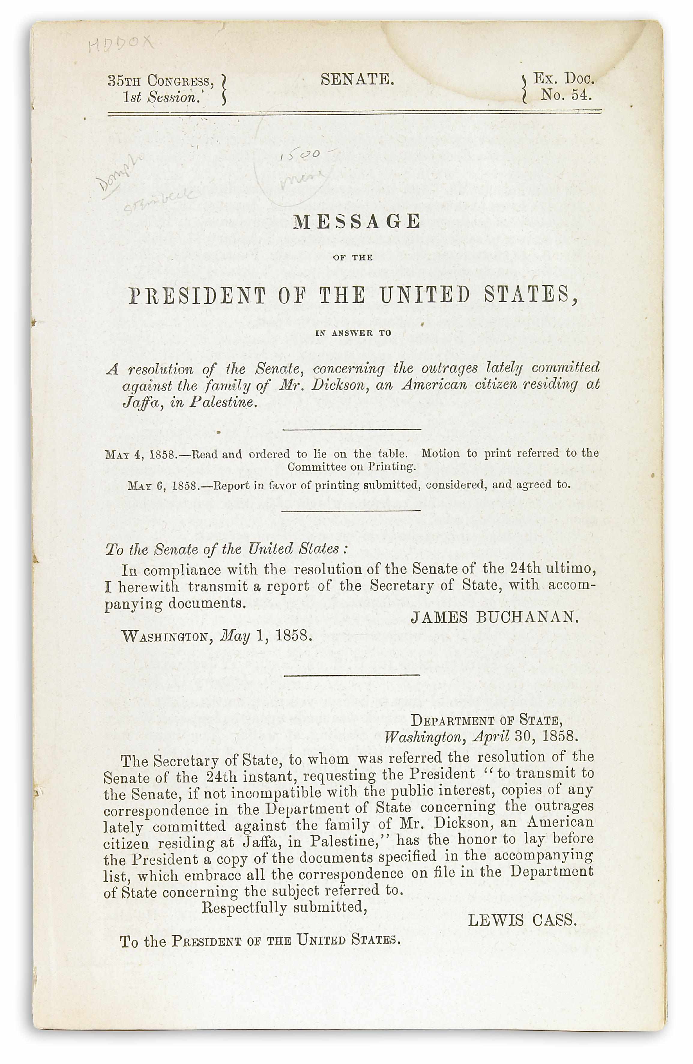 Appraisal: STEINBECK JOHN - Message of the President of the United