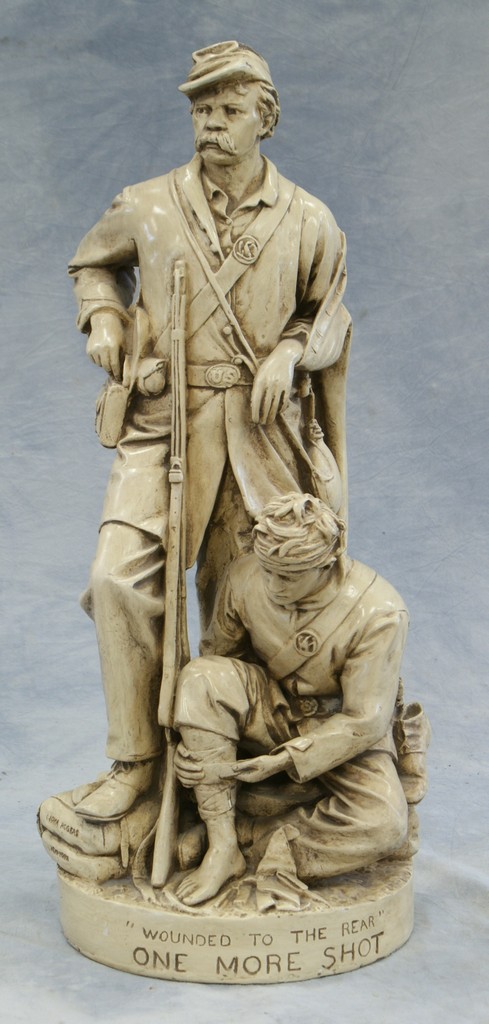 Appraisal: John Rogers plaster grouping Wounded to the Rear One More