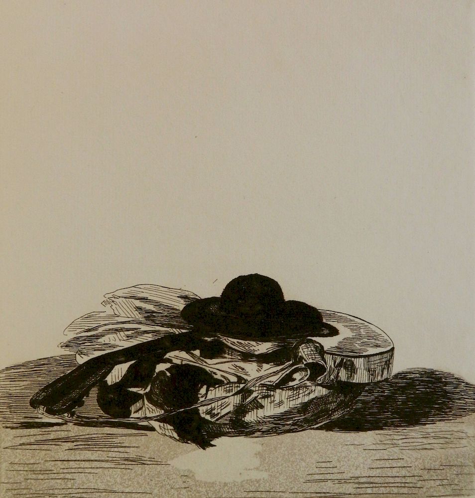 Appraisal: Edouard Manet etching and aquatint Edouard Manet French - -