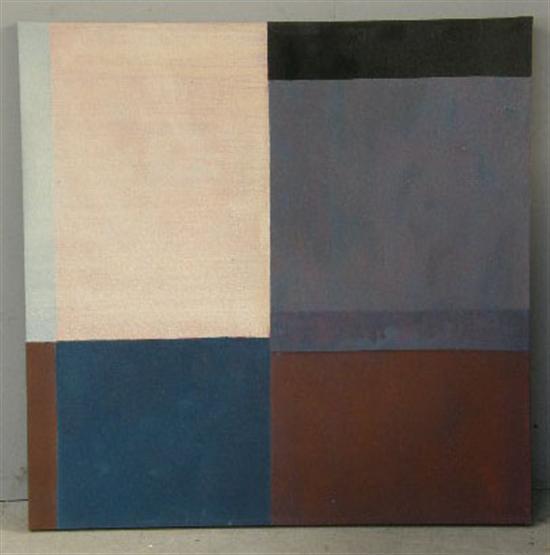 Appraisal: Jo Townsend Oil On Canvas Abstract Work entitled Grey Two