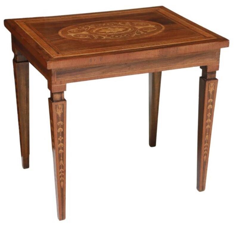 Appraisal: Italian Neoclassical style side table in the manner of Giuseppe