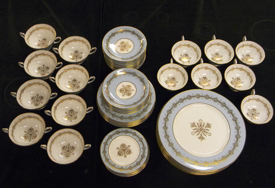 Appraisal: Coalport ''Geneva'' bone china partial dinner service fifty seven pieces