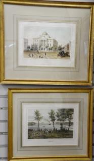 Appraisal: Group of ten Augustus Kollner - hand colored lithographs including