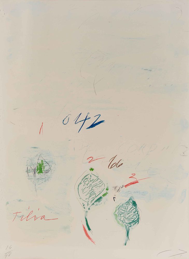 Appraisal: CY TWOMBLY American - Tilia Cordata CY TWOMBLY American -