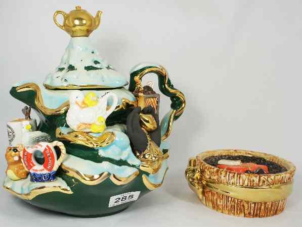 Appraisal: Paul Cardew Character Tea Pot Collectors Club Tea Pot Ten