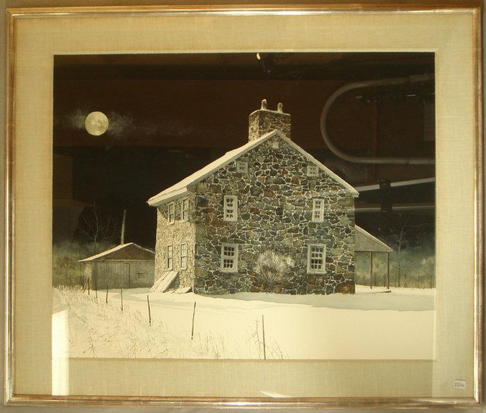 Appraisal: Peter Sculthorpe b PAFA w c Moonrise at Churchtown x