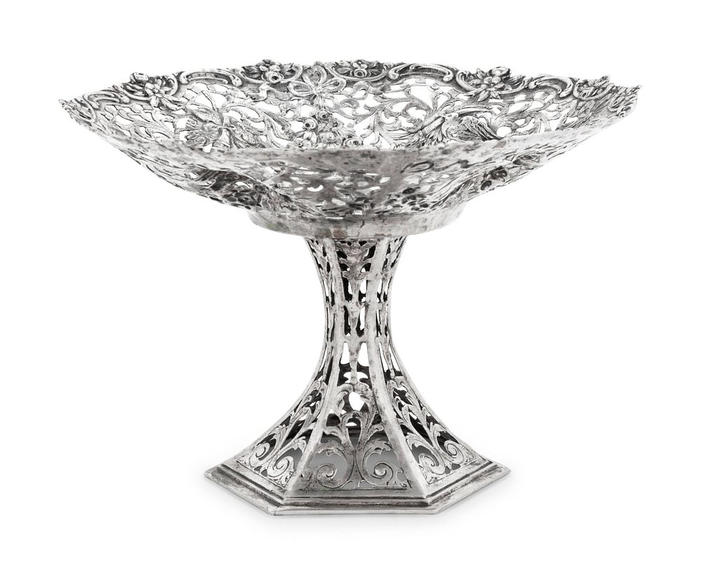 Appraisal: A German Silver Tazza A German Silver Tazza Early th