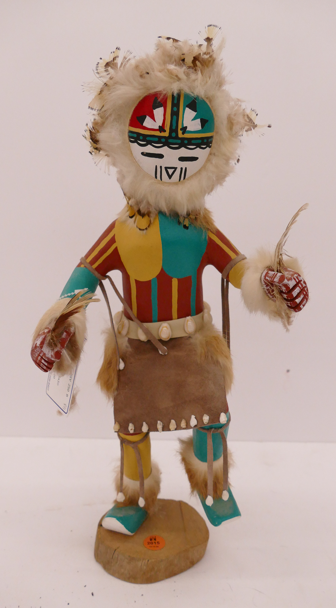 Appraisal: Large Sun Face Kachina Doll- ''