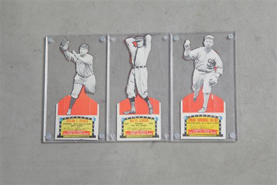 Appraisal: THREE TOPPS CONNIE MACK'S ALL TIME ALL STAR BASEBALL CARDS