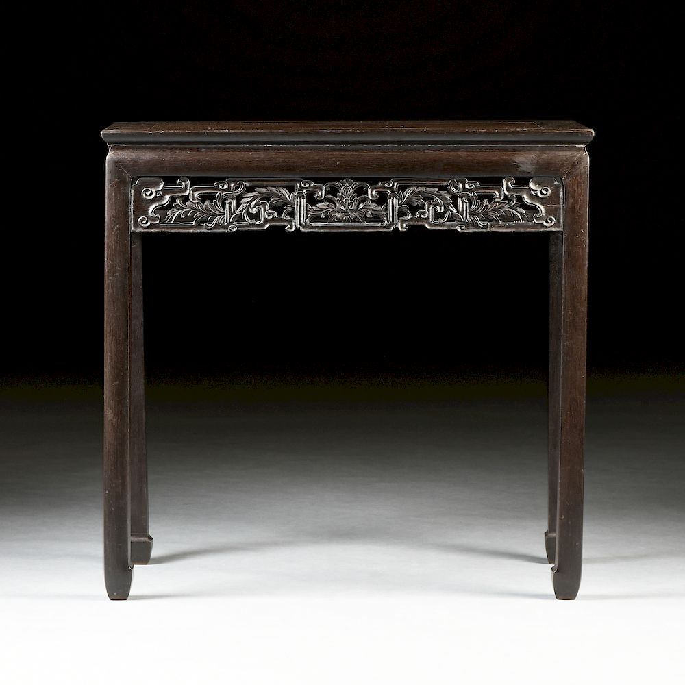 Appraisal: A VINTAGE HARDWOOD ALTER TABLE CHINESE REPUBLIC PERIOD - A